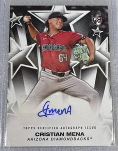 CHRISTIAN MENA (RC,AU)2025 Topps Series 2 Baseball Stars Auto (+Chrome Sepia) - Picture 1 of 6