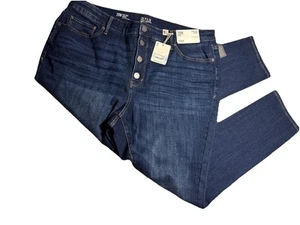 New A.n.a High Rise Skinny Jeans Women's Plus Size 20W  Button Fly Stretch Denim - Picture 1 of 15