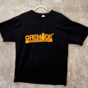 Grenade Thermo Detonator Fat Burner T-Shirt Nera Uomo Taglia Large - Foto 1 di 9
