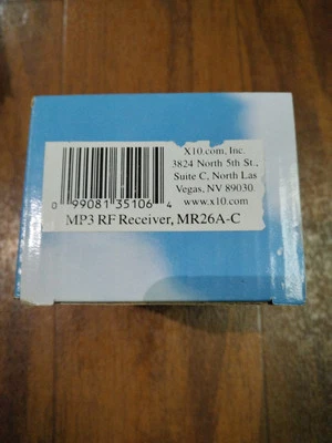 X10 MP3 RF Receiver MR26A-C NEW - Image 1 of 2
