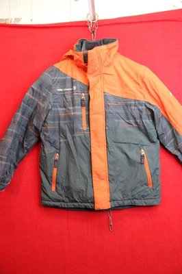 Chaqueta Free Country PEQUEÑA Niños Naranja/Gris Capucha Cáscara Suave Foto 1 de 4