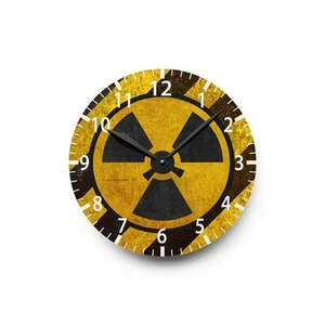 Fallout New Vegas Acrylic Wall Clock, Personalized Radiation Symbol, Gamer Gift, - Picture 1 of 13