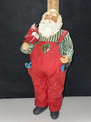 De colección 1987 Clothtique Possible Dreams Ltd Navidad Papá Noel Trabajo Juguete Tienda Foto 1 de 4