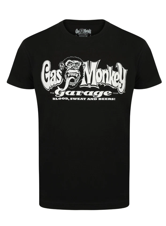 Camiseta Oficial Hombre GAS MONKEY GARAGE Logo Estándar Foto 1 de 1