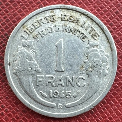 Francia 1945-C Aluminio 1 Franco. KM# 885a.3 Foto 1 de 2