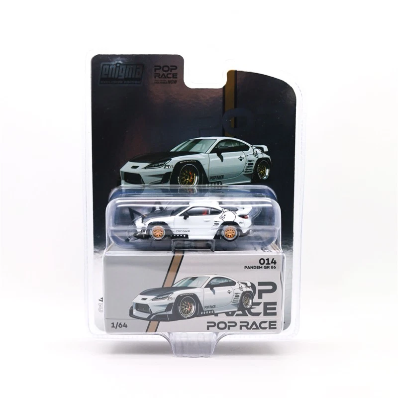 Enigma x Pop Race 1:64 Pandem GR86 ZN8 2022 Gen.2 Rocket Bunny Crystal White Car - Image 1 of 1