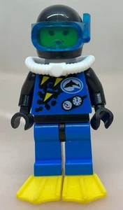 LEGO ®-Minifigur Town - Taucherin weiblich aus Set 2536 Diver's Jetski - div002a - Picture 1 of 6