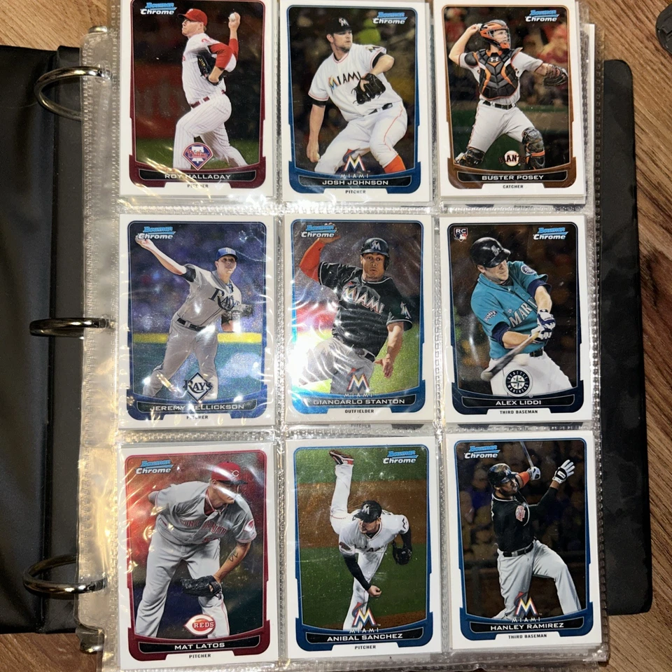 2012 BOWMAN CHROME COMPLETE 220 CARD SET ARENADO MACHADO TROUT HARPER  - Image 1 of 1
