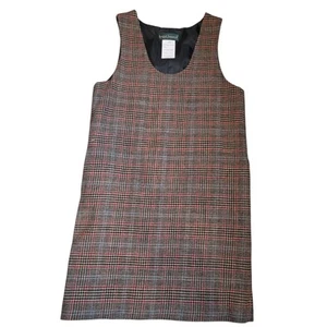 Abito maglione vintage Harve Benard 10 quadri 100% lana accademia lunghezza ginocchio vestito - Foto 1 di 7