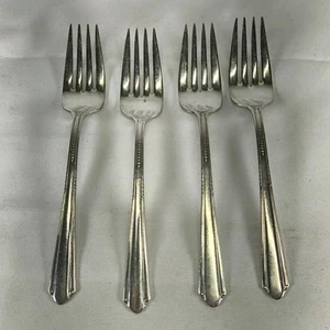 Holmes & Edwards Silberbesteck Edelstahl Gabeln 4er Set - Bild 1 von 8
