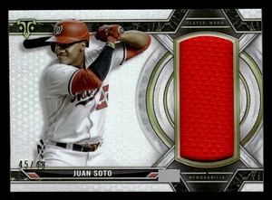 2021 Topps Triple Threads Juan Soto #SJR-JS Jumbo Relic /48 Nationals - Picture 1 of 2