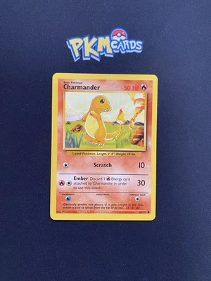 Pokémon TCG Charmander Base Set 46/102 Regular LP. - Image 1 of 3