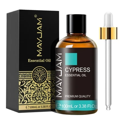 MAYJAM 100ml Cypress Ätherische Öle Rein Natur Duftöl für Aromatherapie Diffusor