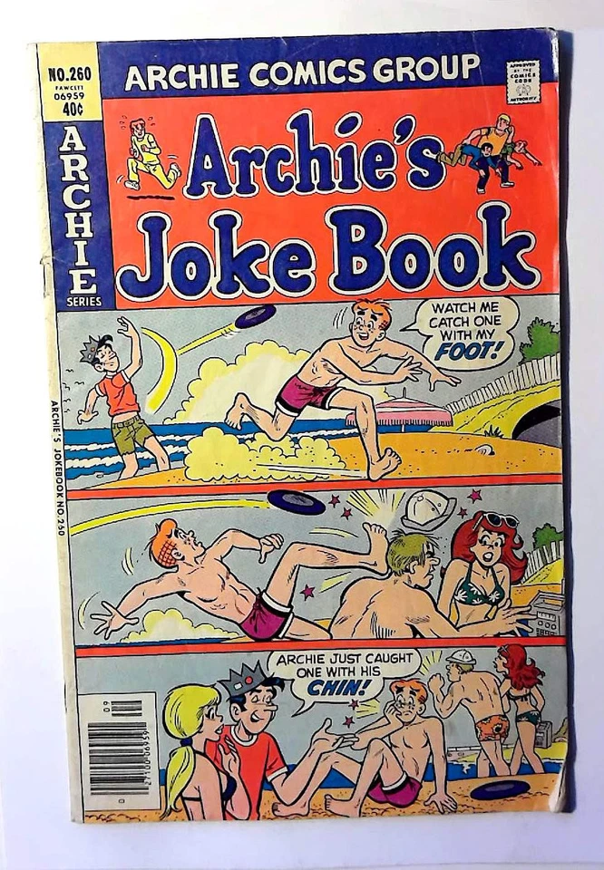 Archie's Joke Book Magazine #260 1979 Archie Jughead Jones Betty primera impresión cómic Foto 1 de 1