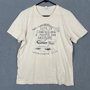 Langhorne Slim and the Law T-Shirt Life Is Confusing Tee Folk Rock Band Large L - Bild 1 von 7