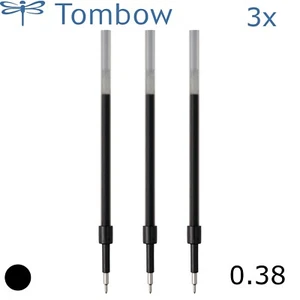 Tombow Refill Ricarica per Penna Mono Graph Lite • 0.38 mm • Nero [BR-KNU] 3pcs - Foto 1 di 2