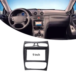 9" Fascia Stereo Radio Bezel Panel Frame Trim 2Din For Mercedes CLK 209 02-05 A - Picture 1 of 1