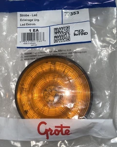 Grote 77353 Yellow 4" LED Strobe Light - Picture 1 of 2