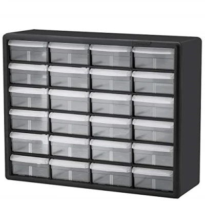 Akro-Mils 24 Drawer 10124, Plastic Parts Storage Hardware and Craft Cabinet, W x - Image 1 of 4