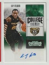 2016 Panini Contenders Draft Picks Kay Felder College Ticket Autograph! Oakland!