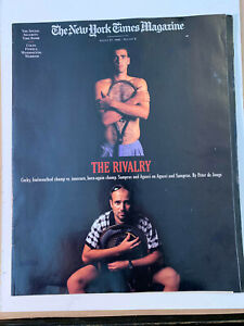 1995 (8/27) Pete Sampras Andre Agassi NY Times Complete Magazine GOOD Condition