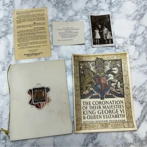 The Coronation oGeorge VI Queen Elizabeth Official Souvenir Programme 1947 lot - Picture 1 of 12