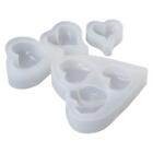 Silicone Heart Mold White Heart Shaped Silicone Mold  Mother's Day