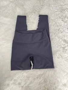 Fabletics High Waisted Compression Leggings Small Gray Yoga Training Full Length - Picture 1 of 7