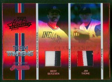 2005 Absolute Team Tandems Spectrum JIM THOME BERT BLYLEVEN Dual Patch SP #/125