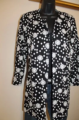 Chaqueta 3 Hermanas PEQUEÑA "Dapper" Mujer Larga Abierta Túnica Elegante Abrigo 3S715 6049 Foto 1 de 4