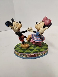 Jim Shore Disney Traditions Swinging Sweethearts 4049641 Mickey And Minnie Dance - Imagen 1 de 5