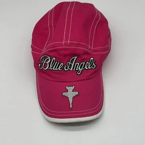 Cappellino rosa regolabile Blue Angels Flightline America logo/jet/crest ricamato - Foto 1 di 9