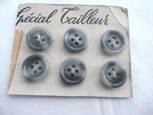 6 boutons ancien en corozo - Picture 1 of 2