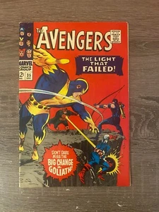 THE AVENGERS #35 DEC 1966 MARVEL COMICS CAPTIAN AMERICA HAWKEYE STAN LEE ad - Picture 1 of 15