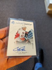 2017-18 Upper Deck SP Authentic COLIN WHITE Future Watch Auto Rookie FWA RC /999