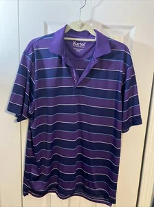 Camisa a rayas Kartel talla L púrpura, blanca y azul - Imagen 1 de 10