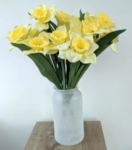 Artificial Daffodil Flowers with Vase - Picture 1 of 1