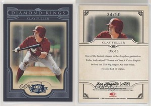 2008 Donruss Threads Diamond Kings Blue Framed /50 Clay Fuller #DK-13
