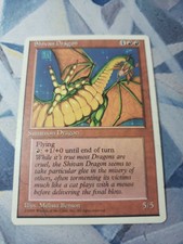 Shivan Dragon X (1) 4th Edition LP edh