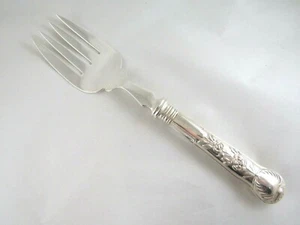 Solid Silver KINGS PATTERN SERVING FORK by ASPREY`S  Hallmarked:-LONDON 1990 - Picture 1 of 7