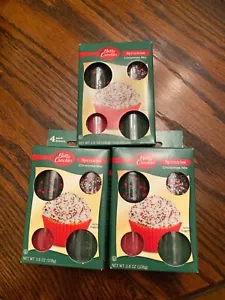 3 New Boxes of Red and Green 4 Pack of Betty Crocker Christmas Mix Sprinkles! - Picture 1 of 2