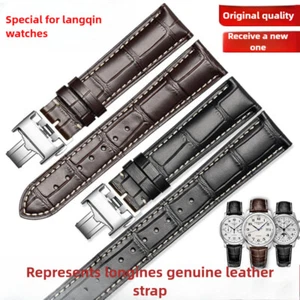 Echt Rindsleder Uhrenarmband Band für Longines Master Collection 13-22 mm - Bild 1 von 15