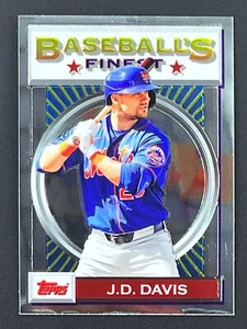 J.D. DAVIS 2020 Topps Finest Flashbacks #192 New York Mets - Picture 1 of 2