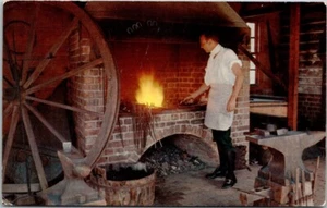 Deane Forge Colonial Williamsburg Virginia Vintage Chrome Postcard Unposted A72 - Picture 1 of 2