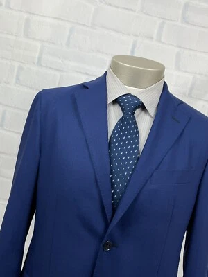 Blazer Abrigo Deportivo LUIGI BIANCHI Mantova�� Para Hombre Loro Piana 2 Btn Azul Marino Talla 36 R Foto 1 de 4