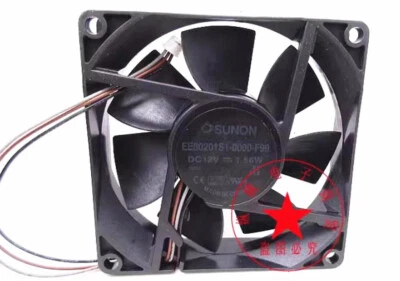 1PC SUNON EE80201S1-0000-F99 12V 1.56W 8CM 8020 projector cooling fan - Image 1 of 2