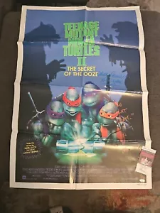 Brian Tochi Robbie Rist SIGNIERT Original TMNT DS SECRET OF THE OOZE 27x40 POSTER - Bild 1 von 20