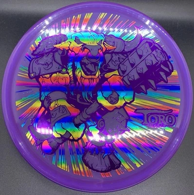 Innova Champion Toro RARE “War Toro” By MarmOSet 317 Made Purple Rnbow Disc Golf - Image 1 of 4
