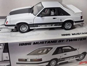 1985 Mustang GT Twister 2 GMP Diecast 1:18 Car - Oxford White - Picture 1 of 8