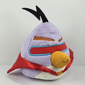 2012 Angry Birds Space Lazer Bird Chuck Purple Plush 8" No Sound Stuffed Animal - Picture 1 of 8